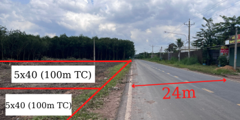 2 lô mặt tiền đường dt756 chơn thành sổ sẵn tc100m