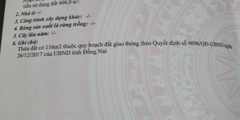 Kẹt tiền cần bán gấp lô đất mặt tiền Bê Tông , dt 500m2 có 100m thổ