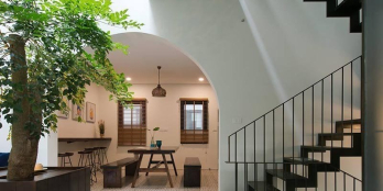 Cho thuê nhà 1 trệt 1 lầu mặt tiền đường Trương Công Định, phường 7