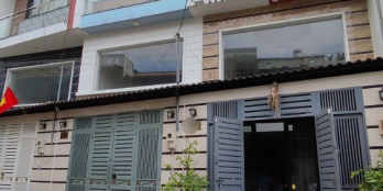 Bán nhà đúc 3 tấm hẻm xe hơi 6m  giá 1t765