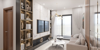 Bcons Polygon gần BV Thủ Đức căn góc 56,3m2 view hướng Nam