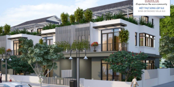 Biệt thự song lập Eco Garden Huế ngay đường 100m đi vào dự án