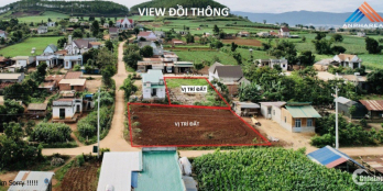 Gia đình sang nhanh lô đất Tu Tra, Đơn Dương, góc 2 mặt tiền, sẵn thổ cư, dễ