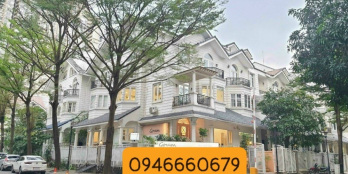 Cho thuê góc 2 mặt tiền biệt thự Saigon Pearl DT12x22m, hầm ,4 lầu. Giá thuê 180