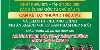 Nhận booking vị trí đẹp tại khu đô thị Vsip II, chiết khấu 10% + 1000USD, giá F0