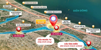 Đất khu đô thị X3 Aqua Complex phía bắc Hội An giá giai đoạn 1