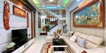 Nhà đẹp Nguyễn Tư Giản, P12, Gò Vấp – HXH, 56m2, 4 tầng, Tặng nội thất.