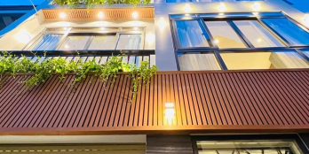 Nhà MT Kinh Dương Vương vào 50m, gần vòng xoay Phú Lâm, (5x20m vuông vức) xây 4