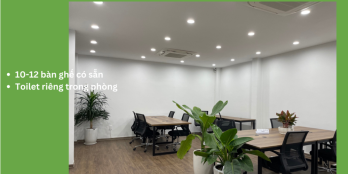 Cho thuê văn phòng tại Quận 4 đường Đoàn Nhữ Hài. DT 60m2 Giá 20 triệu/ tháng