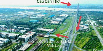 Kẹt tiền cần bán lỗ lô đất 5x22m thổ cư 100% ngay cầu Cần Thơ.cư dân hiện hữu