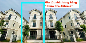 Biệt thự 135m2 hướng Nam, trục thông, gần công viên, giá tốt nhất bảng hàng