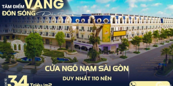 Booking 100 lô duy nhất ưu tiên chọn lô khu đô thị 5 sao Cần Giuộc