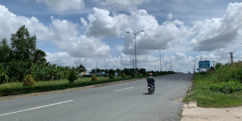 ĐẤT PHƯỚC THẠNH MẶT TIỀN ĐƯỜNG XE TẢI VÀ SÔNG LIỀN KỀ CẦU BA LAI 3