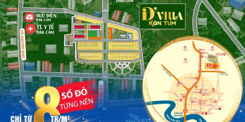 Dự án D'Villa KonTum giá từ chủ đầu tư - Tặng ngay 1 chỉ vàng SJC