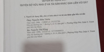 BÁN GẤP LÔ ĐẤT TẠI THỊ TRẤN ĐẤT ĐỎ  BÀ RỊA VŨNG TÀU