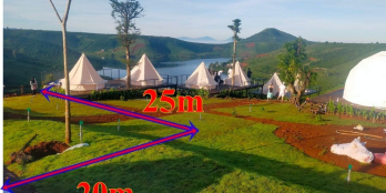 Về quê bán gấp 500m2 đất ven hồ Lâm Đồng 2tr/m2 SHR mặt tiền đường 7m