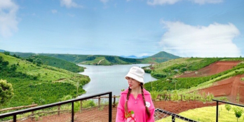 Bán 500m nghĩ dưỡng View Hồ sổ Hồng thổ cư cách DT725-300m Bảo Lộc giá 950 triệu