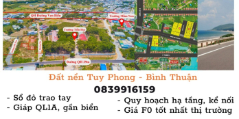 ĐẤT BIỂN THỔ CƯ TẠI PHAN THIẾT GIÁ CHỈ HƠN 1 TỶ SỔ RIÊNG