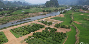 lô 1433m2 bám sông bôi, giao thông thuận tiện