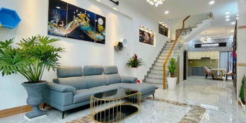 Nhà 3 lầu đs9 kdc dhyd full nội thất-6ty350- gần bv dhyd