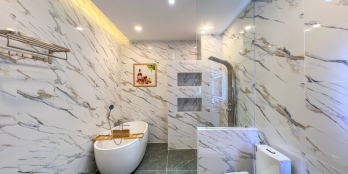 Nhà 3 lầu mới xây hiện đại full nội thất cao cấp kdc xây dựng, cái răng