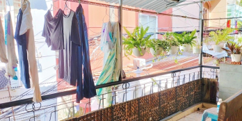 Ngang hơn 5m, nở hậu, nhiều phòng, phù hợp với CHDV