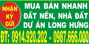 Cần bán lô đất HD07, đường 21m, 2 mặt tiền trước sau, khu 4 , Dự Án long hưng
