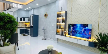 BÁN NHÀ MT NGANG 5, TẶNG NỘI THẤT CHÂU ÂU _ CÁCH PHÚ MỸ HƯNG 2 PHÚT ĐI XE