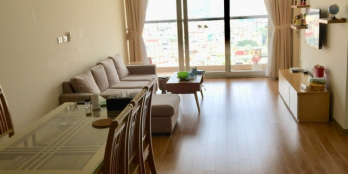 Cho thuê căn hộ 106m2. 2P Ngủ, 1P Khách, 2Wc. Full đồ. Giá: 14.5 tr/tháng