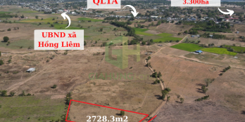 2728.3m2 đất vườn Hồng Liêm, gần UBND, Safari, trường học. Trả góp 0% LS