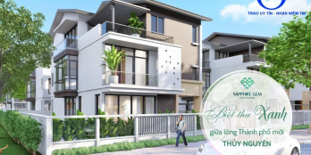 Bán biệt thự đơn lập 331m2 Sapphire Gem. Đẳng cấp giới  tinh hoa Hải Phòng.