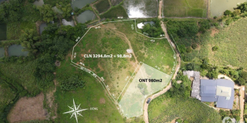 Bán gấp lô đất dt 4373m2 gần 1000m2 ont giá chỉ vài trăm nghìn/m2