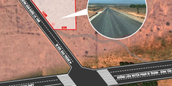 Bán đất biển Hòa Thắng 370 triệu/sào, mặt tiền đường nhựa dài 140m, dễ phân lô