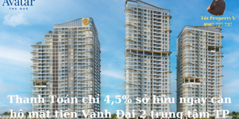 CĂN HỘ HẠNG SANG  AVATAR THỦ ĐỨC SỞ HỮU NGAY CHỈ VỚI 4,5% ĐỢT ĐẦU TIÊN