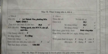 Hiếm - Nhà 29m2, 4T, ôtô đỗ cửa nhà, Lê Thánh Tôn, P. Bến Nghé, Quận 1. 5,3 tỷ