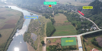 hơn 2000m2 có 200m2 ont view sông Bôi, thuộc trung tâm huyện Kim Bôi
