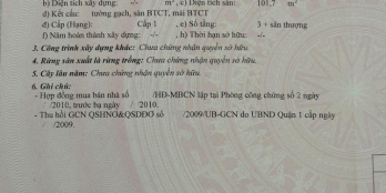Nhà mặt đường Trương Hán Siêu, Đa Kao, Quận 1. Nhà 31m2, 4 tầng BTCT. 6,9 tỷ