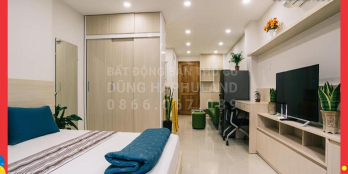 Q1. Hiếm! CHDV 14P, thu nhập 1,5 tỷ/năm. Đường 5.5M, nhà 6T (có hầm & thang máy)