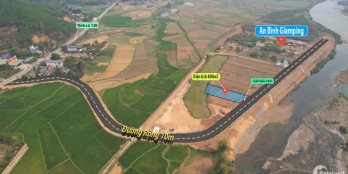 chỉ hơn tỷ sở hữu bđs bám sông bôi, nằm trong khu nghỉ dưỡng Glamping