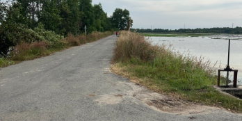 Lô góc 2 mặt tiền nhựa, cách sân golf Tân Mỹ 800m, 7155m2, 15 tỷ