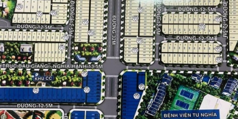 CHỈ 1.150 TRIỆU SỞ HỮU NỀN ĐẤT ĐẸP,GIÁ TRỊ KDC TÂY BÀU GIANG VEN SÔNG QUẢNG NGÃI