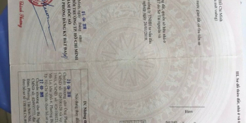 UY TÍN!!! Đất Thổ Cư, Sổ Hồng Riêng (4x18) Cuối Tân Kỳ Tân Quý