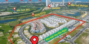 Bán biệt thự biển Đà Nẵng sở hữu lâu dài, gần sân Golf BRG, 427m2, 3PN 12,3 tỷ