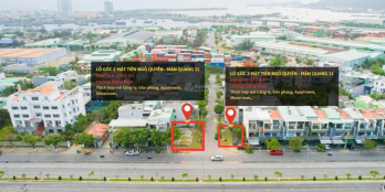 Lô góc 2 mặt tiền đường Ngô Quyền 48m, tuyến giao thương huyết mạch, kinh doanh