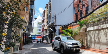 HẺM 8m XE TẢI TRÁNH, SÁT MẶT TIỀN, 56M2,  4 TẦNG, HOÀNG VĂN THỤ P4 TÂN BÌNH