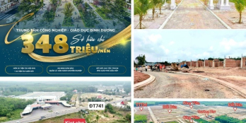 Đất nền Bình Dương mặt tiền đường nhựa 6 làn xe, chỉ 600tr ký công chứng