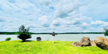 Giá chỉ 300 triệu/1000m2 đất mặt tiền nhựa View Hồ Bình Phước - sổ sẵn