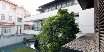 Thuê biệt thự 2MT thoáng mát, cách sông SG 100m thuộc khu biệt thự đẹp nhất Q2