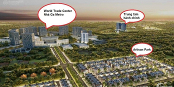 Bán nhà phố Artisan Park với 3 mặt tiền đường và nhiều ưu đãi lớn từ chủ đầu tư