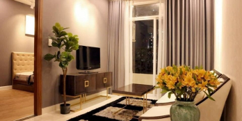 [Quận 4]: Cho thuê căn hộ 1PN 50m2 chung cư Grand Riverside Bến Vân Đồn